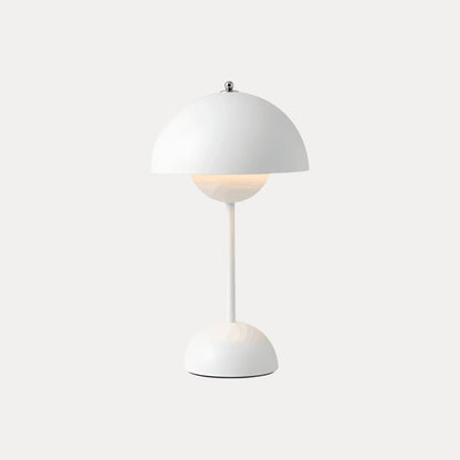 Table Lamp with Rechargeable Dome Shade