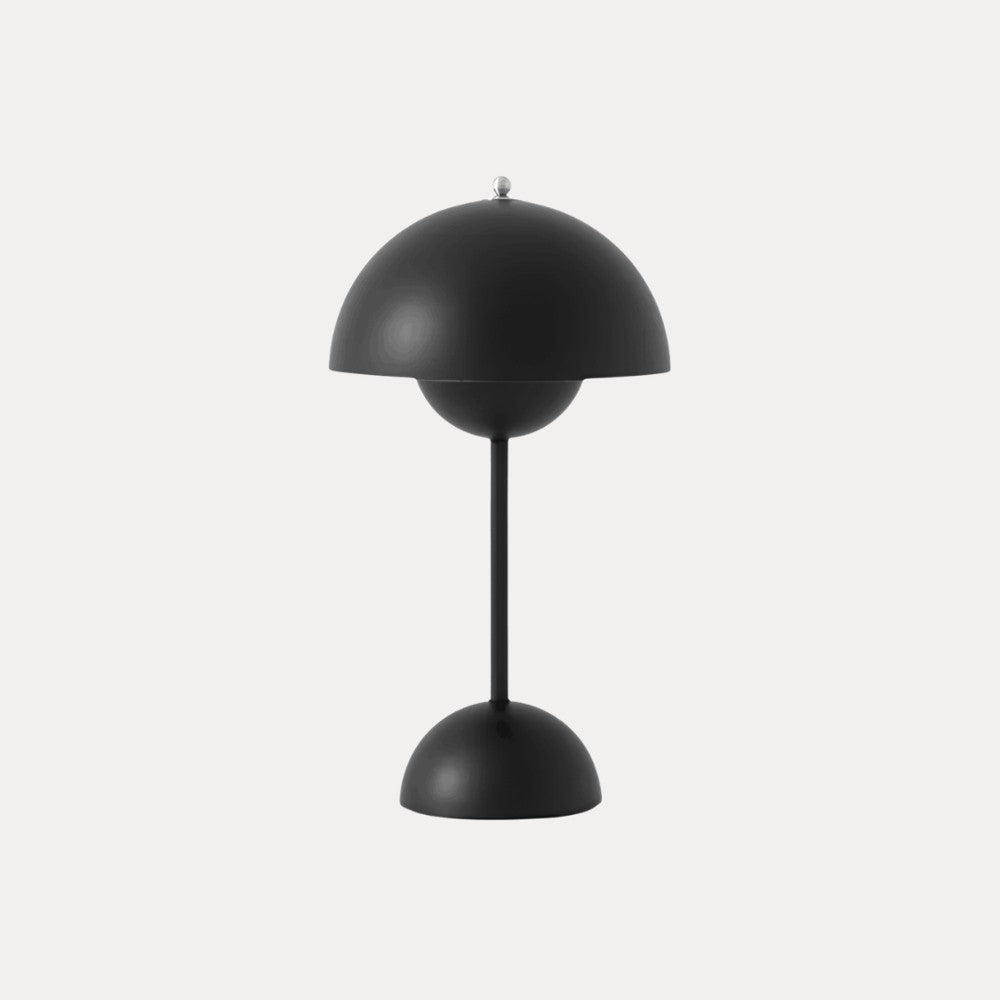 Table Lamp with Rechargeable Dome Shade