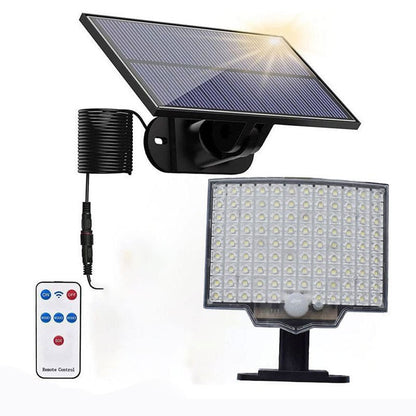 Motion-Activated Solar Light – 106 LEDs with Remote Access