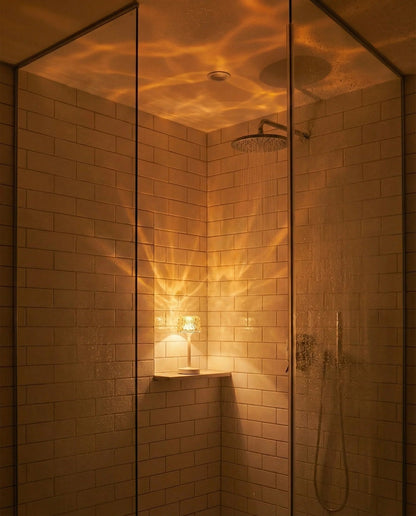 Table Lamp with Aurora Effect Projection