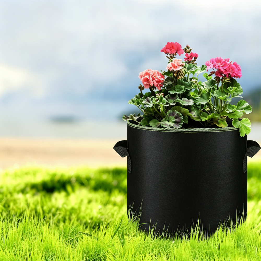 Set of 5 Fabric Planting Bags – 5 Gallon Size