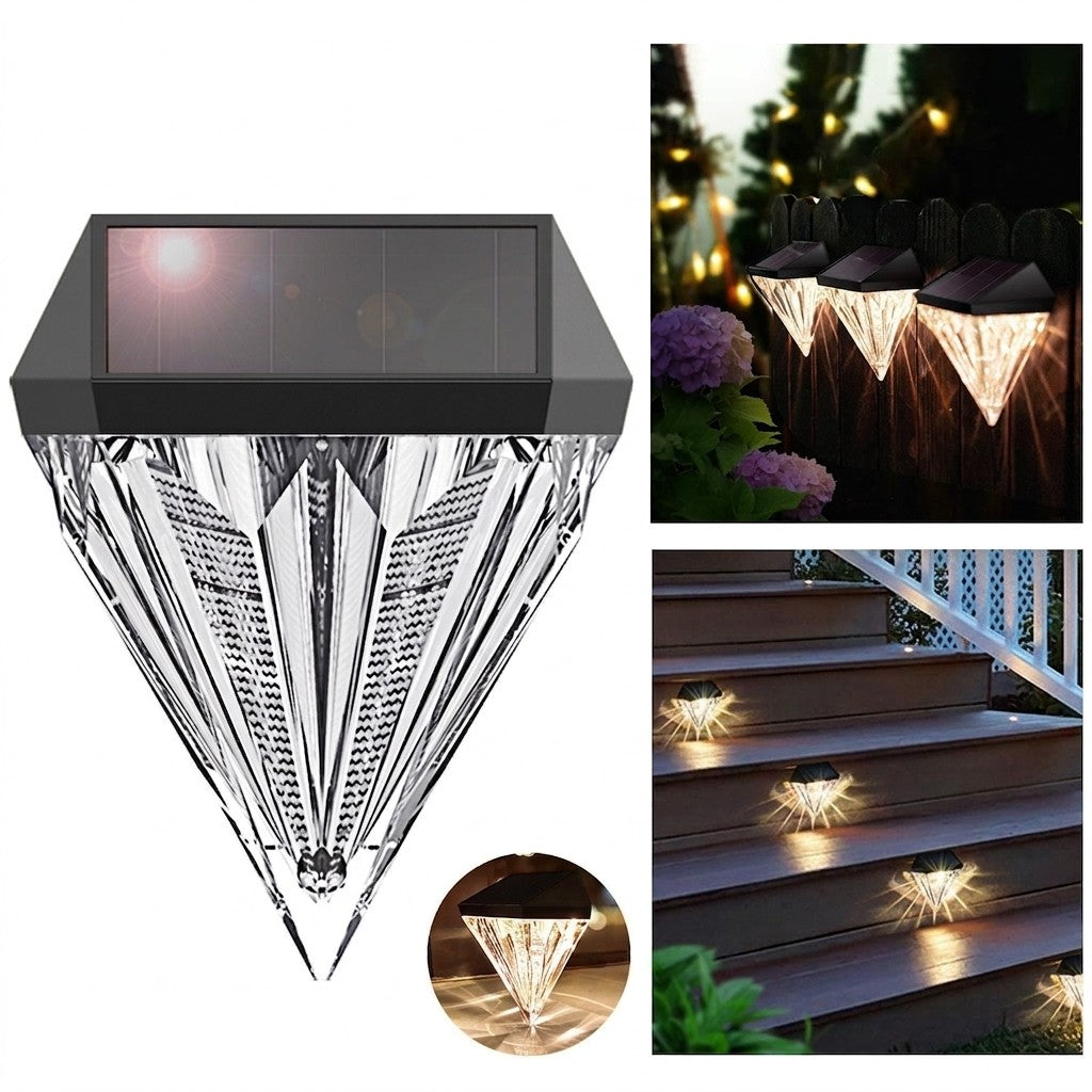 Solar Diamond Lights for Fences and Staircases