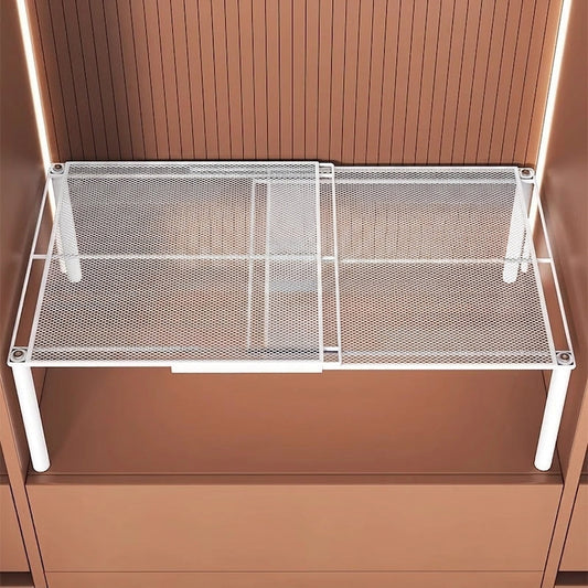 Adjustable Closet Shelf - Increases Storage Space