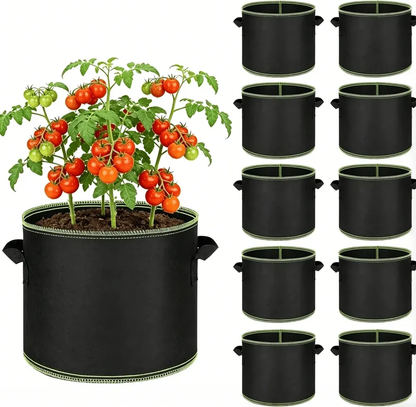 Set of 5 Fabric Planting Bags – 5 Gallon Size