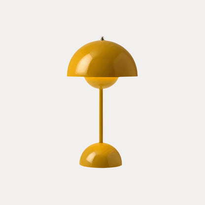 Table Lamp with Rechargeable Dome Shade