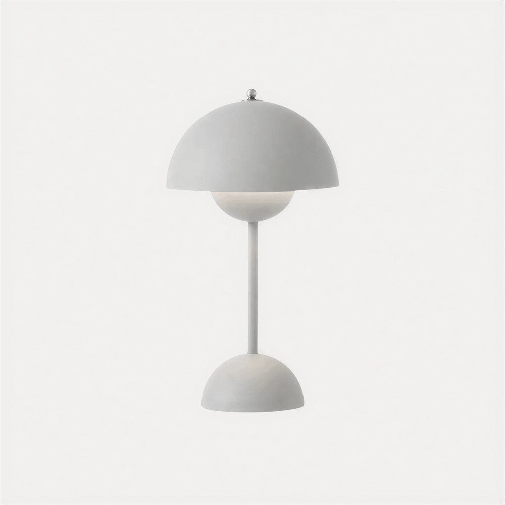 Table Lamp with Rechargeable Dome Shade