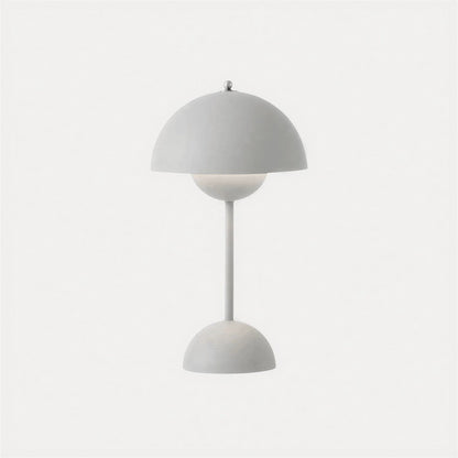 Table Lamp with Rechargeable Dome Shade