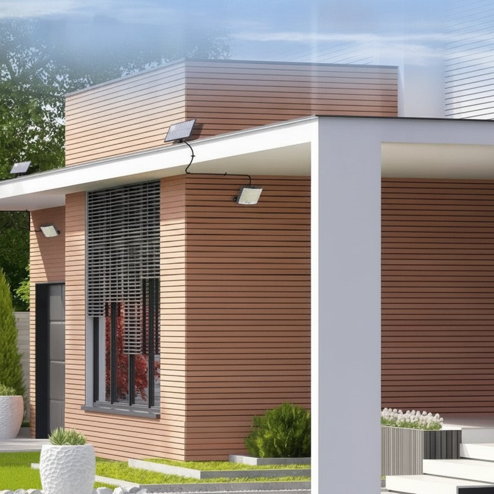 Motion-Activated Solar Light – 106 LEDs with Remote Access