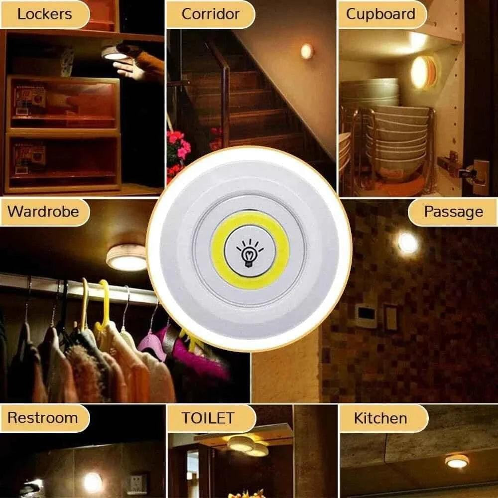 Remote-Controlled LED Puck Lights – Wireless Design