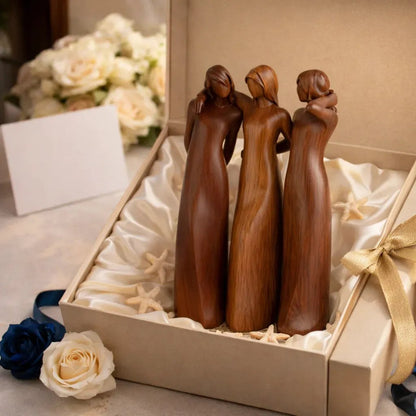Decorative Resin Figures – Friendship-Themed Sculpture