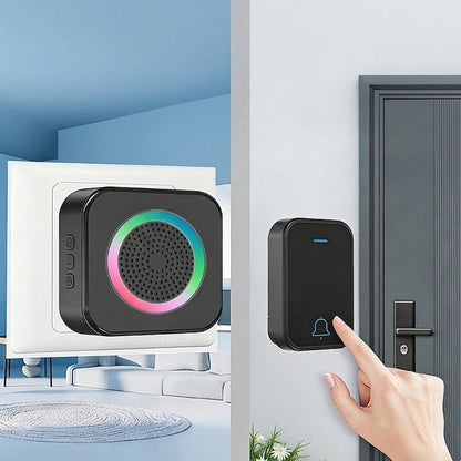 LED Flash Wireless Doorbell for Long-Range Communication