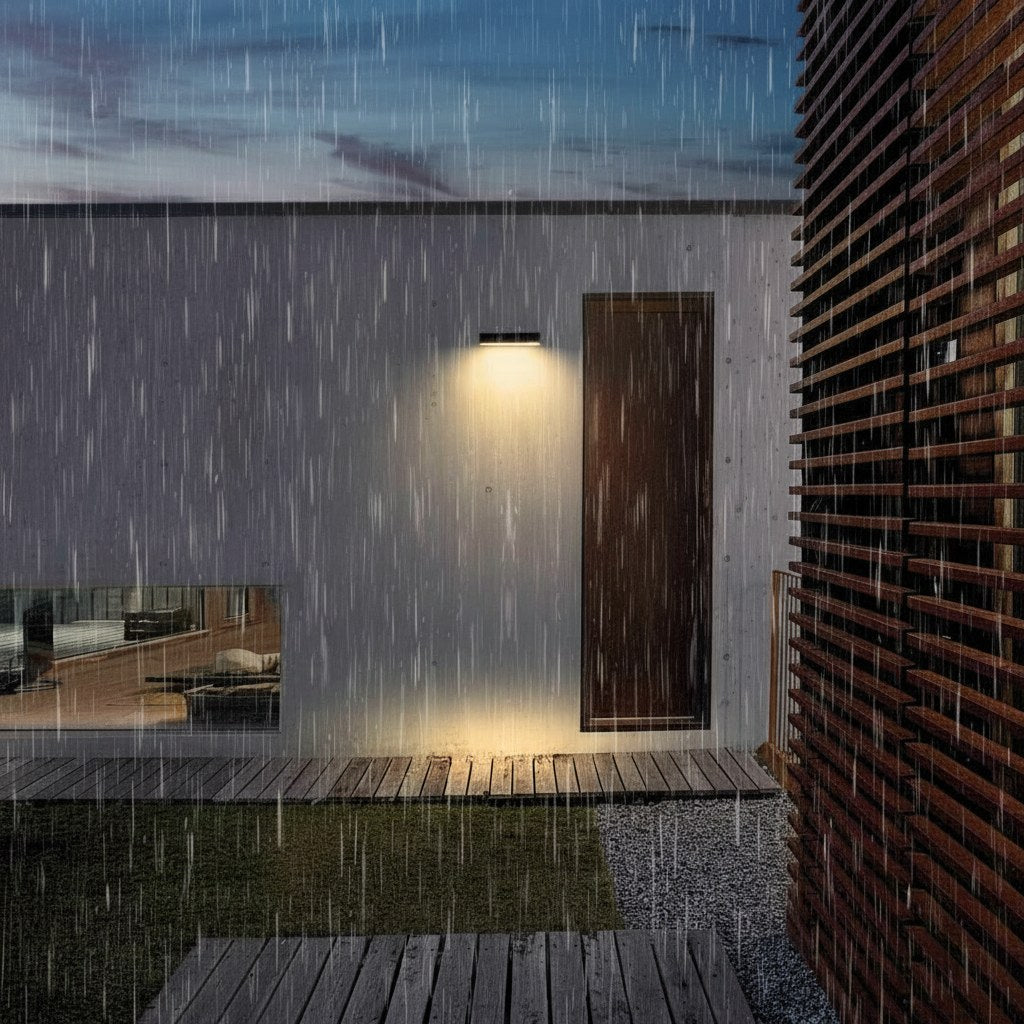 Motion Sensor Solar Powered Wall Light