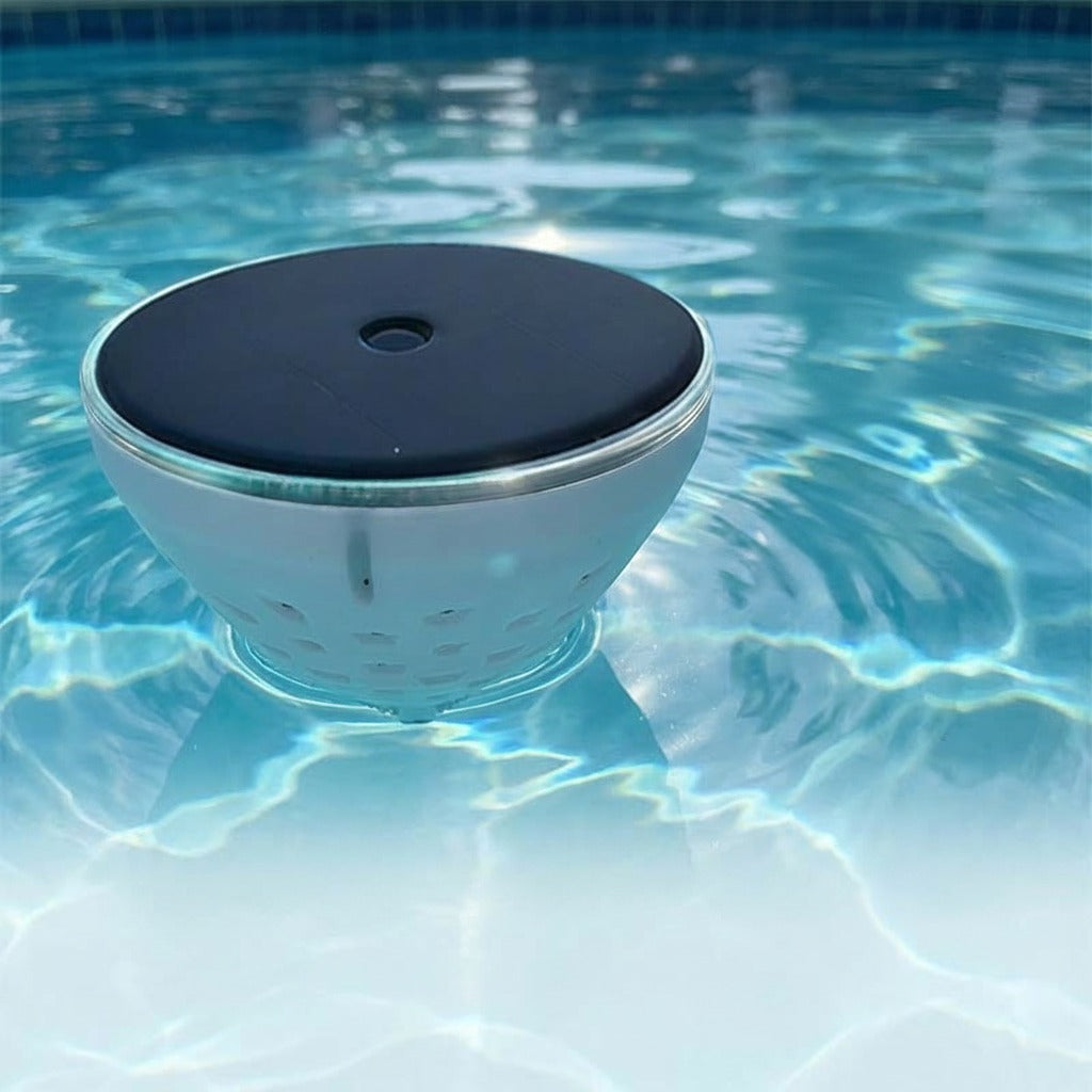 Floating Pool Light with Solar Power and Fish Projection