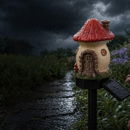 Fairy House Lights for Garden - Solar Powered, Set of 6 Designs