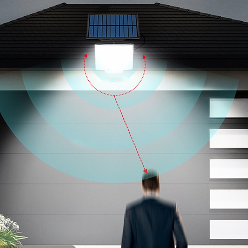 Motion-Activated Solar Light – 106 LEDs with Remote Access