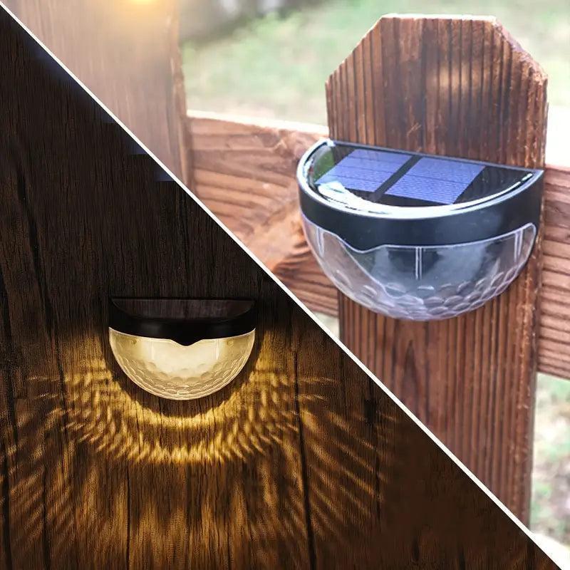 2-Pack of Solar Lights for Decorative Fence Lighting