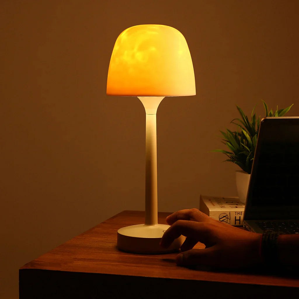 Table Lamp with Aurora Effect Projection