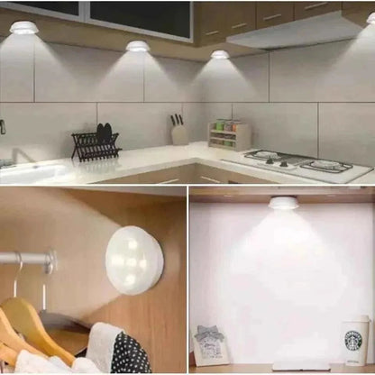 Remote-Controlled LED Puck Lights – Wireless Design