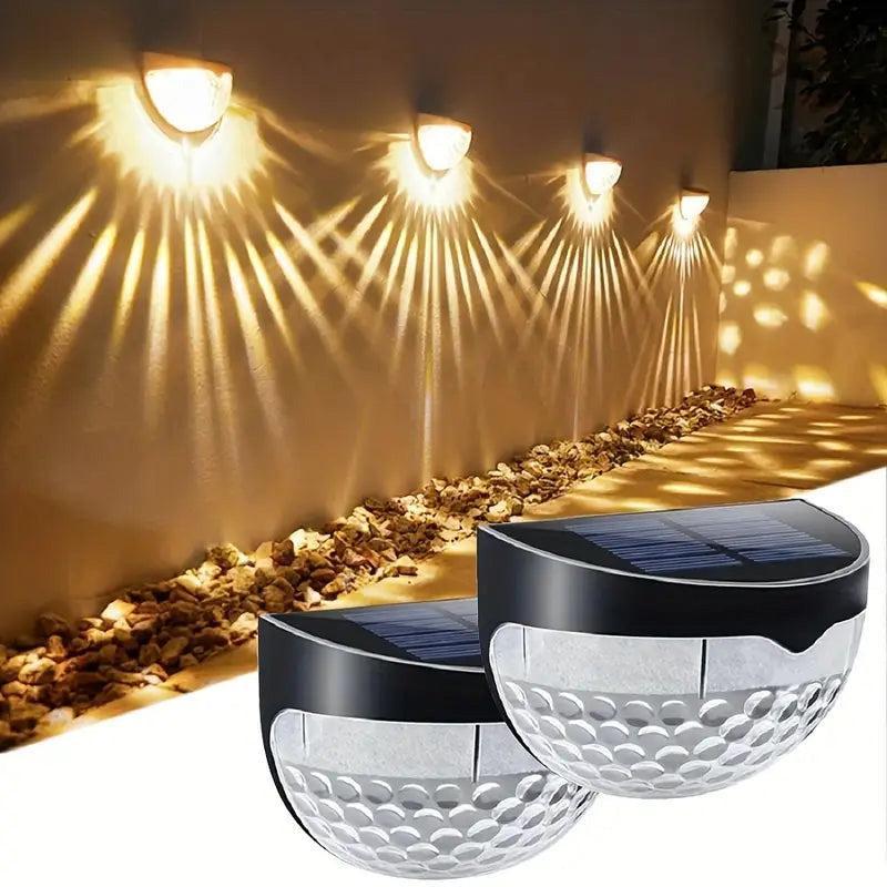 2-Pack of Solar Lights for Decorative Fence Lighting