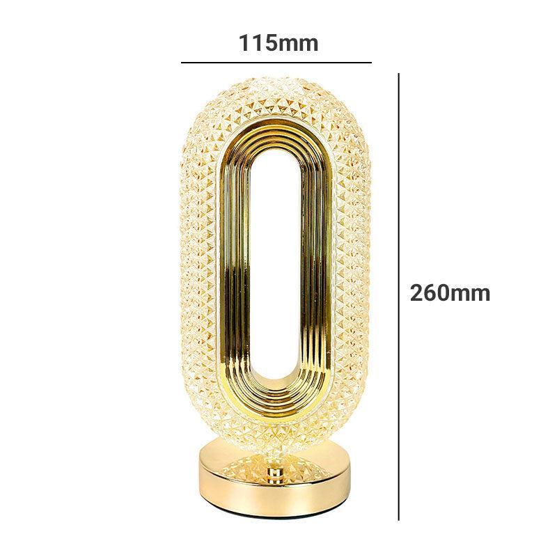 3-Color Rechargeable LED Crystal Lamp