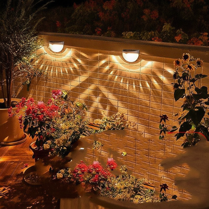 2-Pack of Solar Lights for Decorative Fence Lighting
