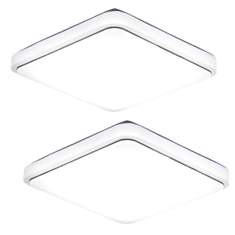 Ceiling Light Fixture – Square Design in Warm White or RGB Options