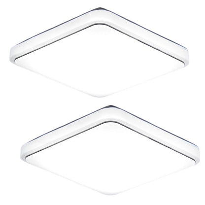 Ceiling Light Fixture – Square Design in Warm White or RGB Options