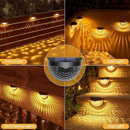 2-Pack of Solar Lights for Decorative Fence Lighting