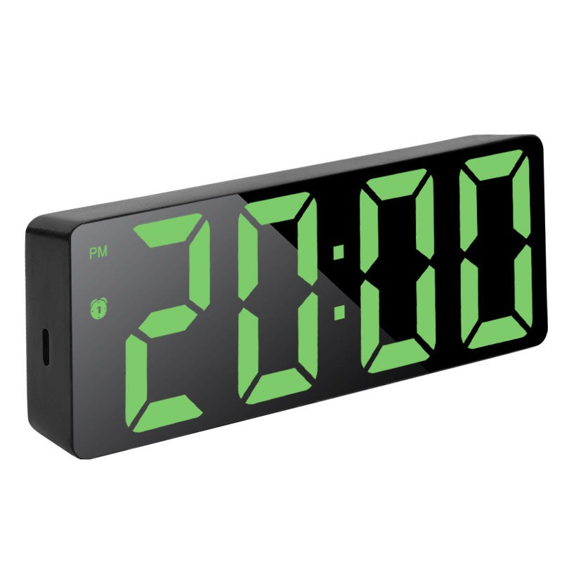 Mirror Finish Digital Clock with Alarm Function