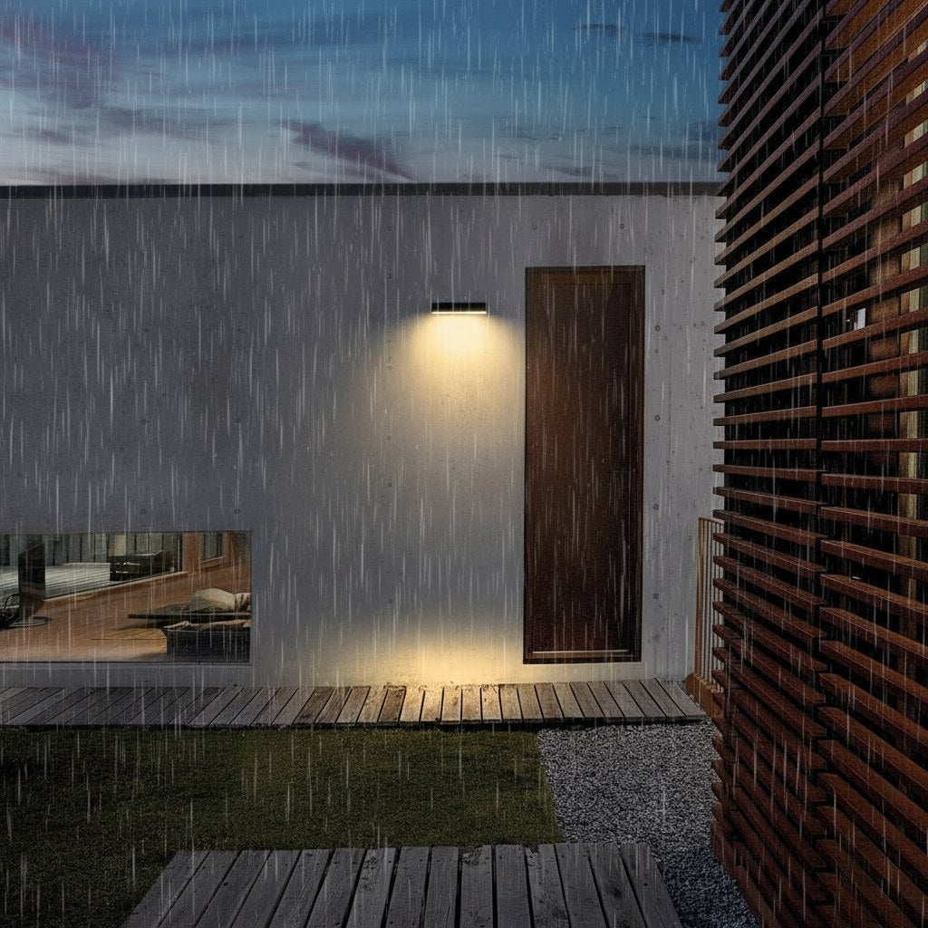Motion Sensor Solar Powered Wall Light
