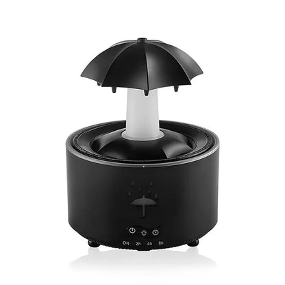LED Light Humidifier with Rotating Umbrella Design