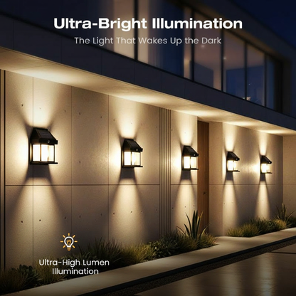 Motion Sensor Wall Light – Solar-Powered Outdoor Illumination