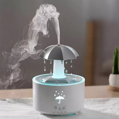 LED Light Humidifier with Rotating Umbrella Design
