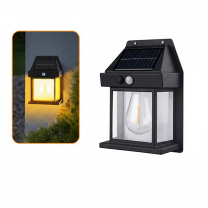 Motion Sensor Wall Light – Solar-Powered Outdoor Illumination
