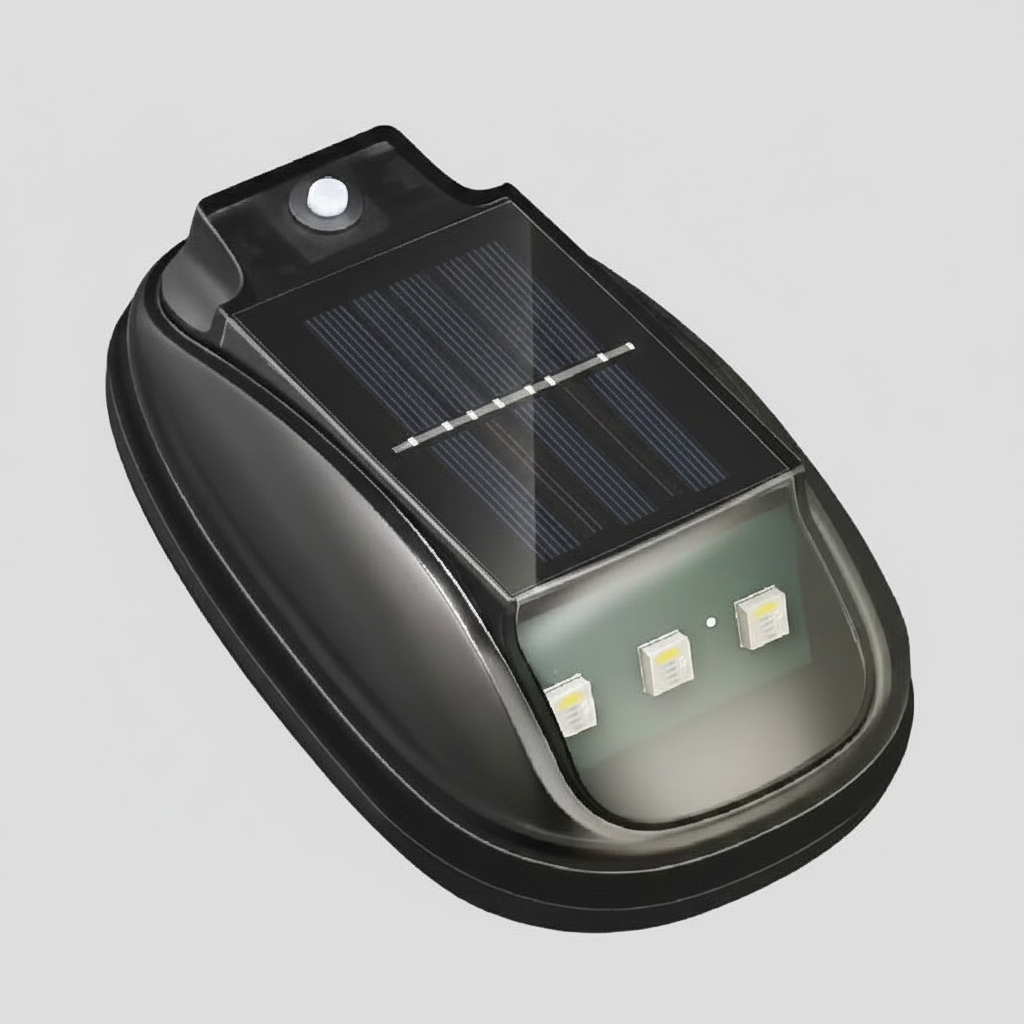 RGB Car Roof Light Powered by Solar Energy