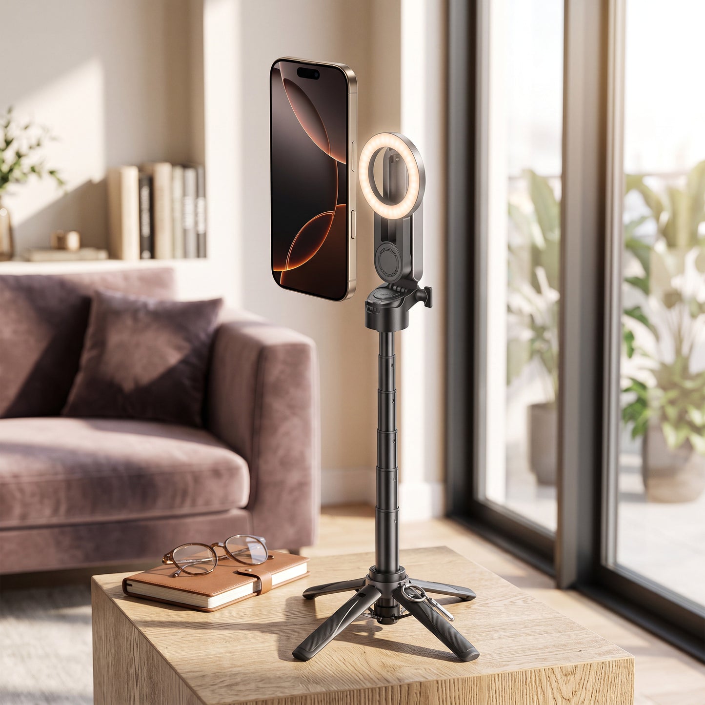 Versatile Selfie Stick with Wireless Remote and Tripod Stand