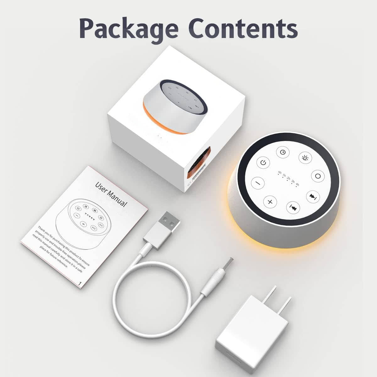 Serenity Sound Oasis: 30 Calming Sound Machine for Restful Sleep