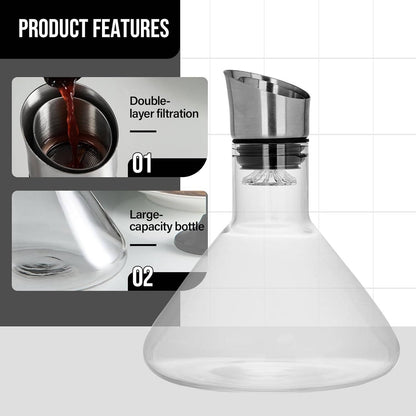 Elevate Your Wine Experience with a 1.5 Quart Aerating Carafe