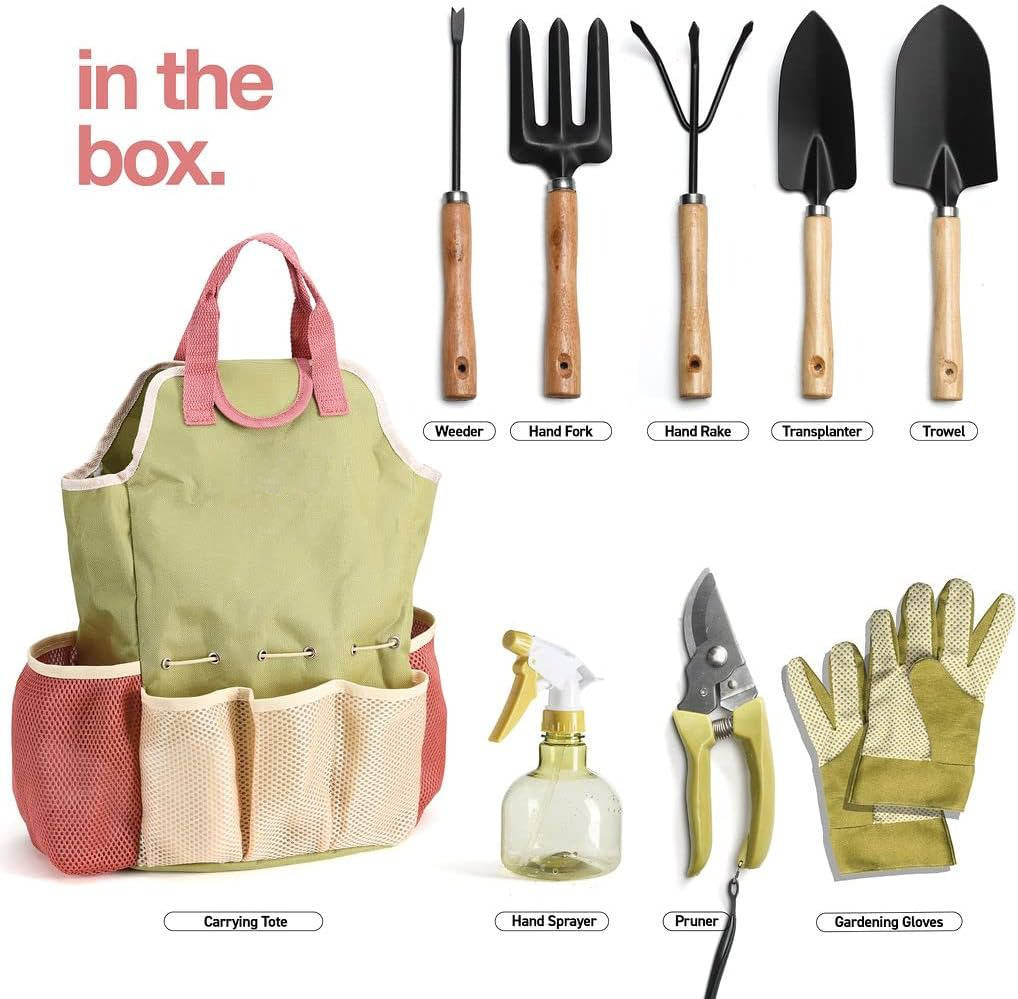 Complete 10-Piece Heavy-Duty Gardening Tool Collection