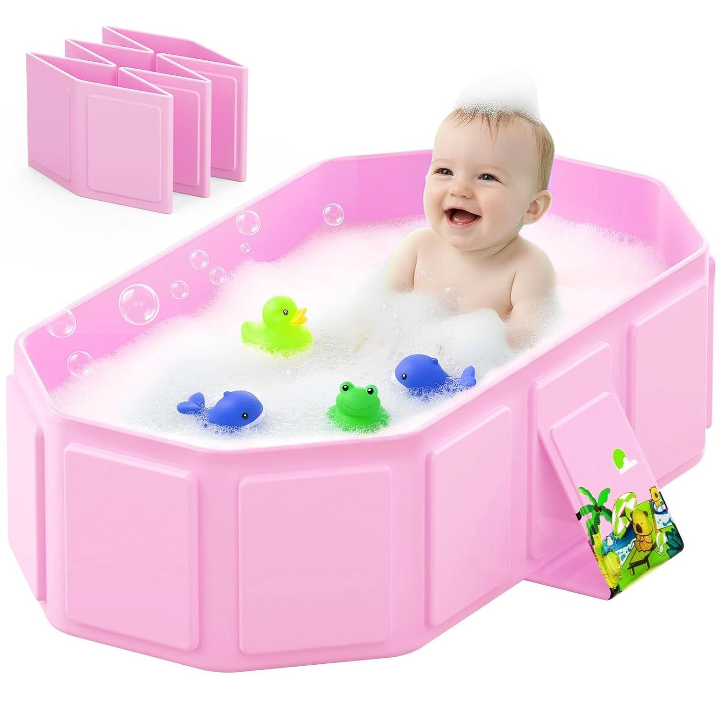 Compact Inflatable Baby Bath Tub for Easy Travel and Play