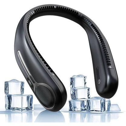 Hands-Free Personal Neck Cooler with 360° Breeze