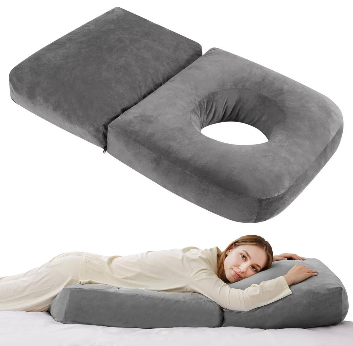 Ultimate Comfort Maternity Pillow – 44.5 Inch Full Body Support