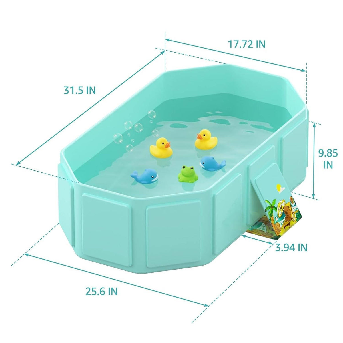 Compact Inflatable Baby Bath Tub for Easy Travel and Play