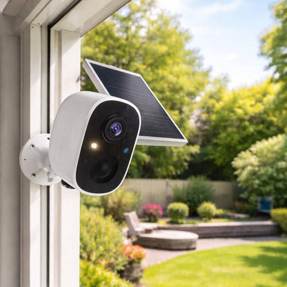 Advanced Solar-Powered Security Camera Duo for Year-Round Protection