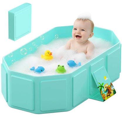 Compact Inflatable Baby Bath Tub for Easy Travel and Play