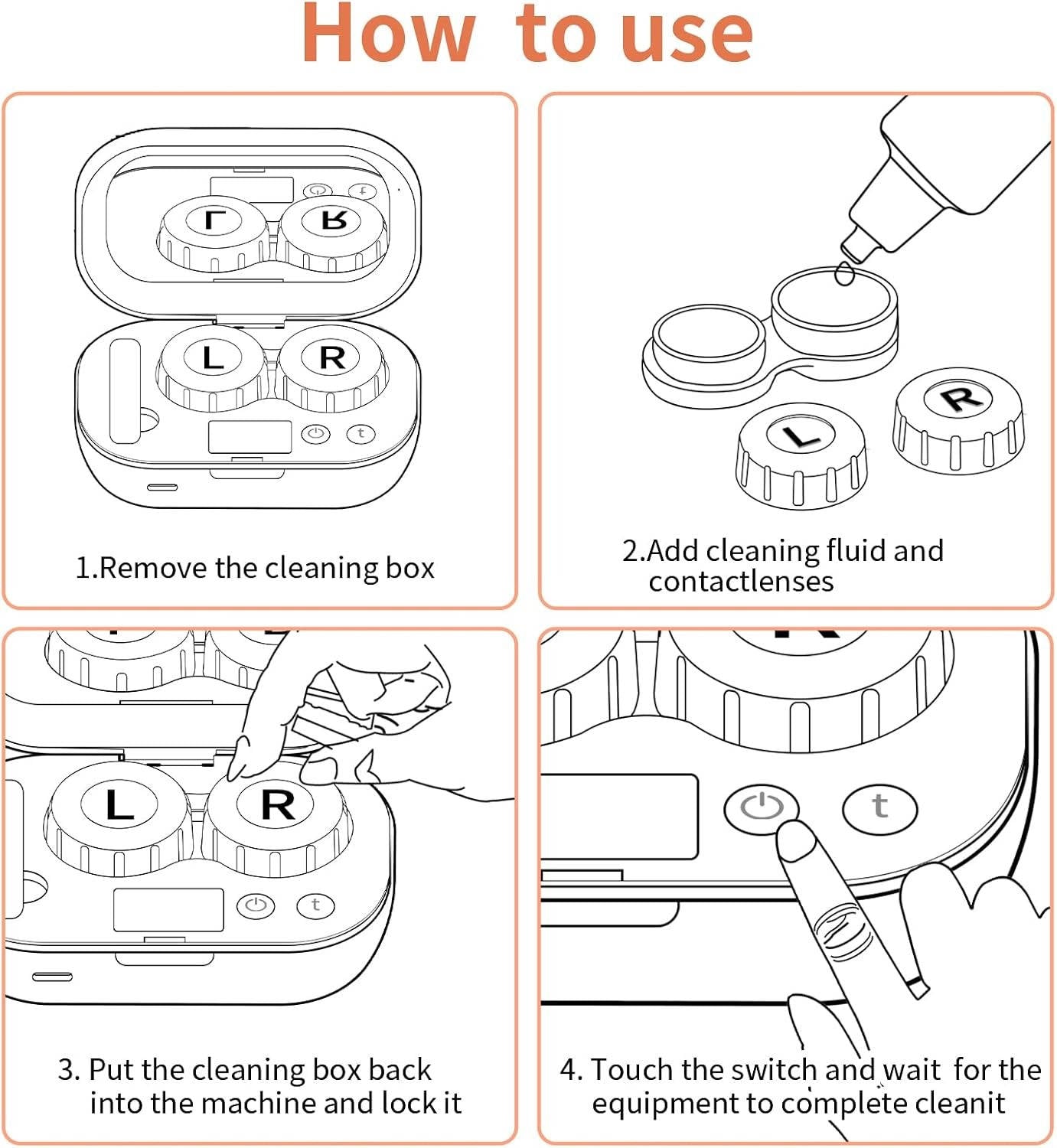 Effortless Ultrasonic Lens Cleaner with USB Charging Capability