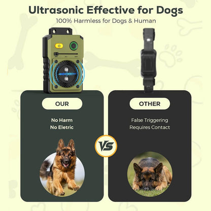 Dog Harmony Ultrasonic Bark Control Device - Rechargeable & Effective