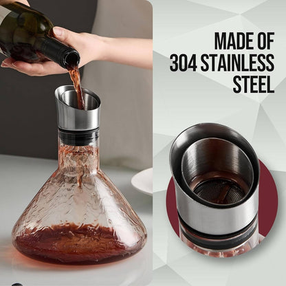 Elevate Your Wine Experience with a 1.5 Quart Aerating Carafe