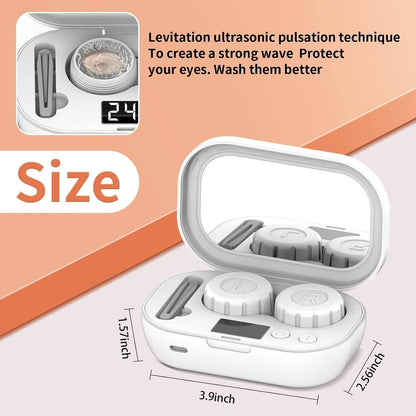 Effortless Ultrasonic Lens Cleaner with USB Charging Capability