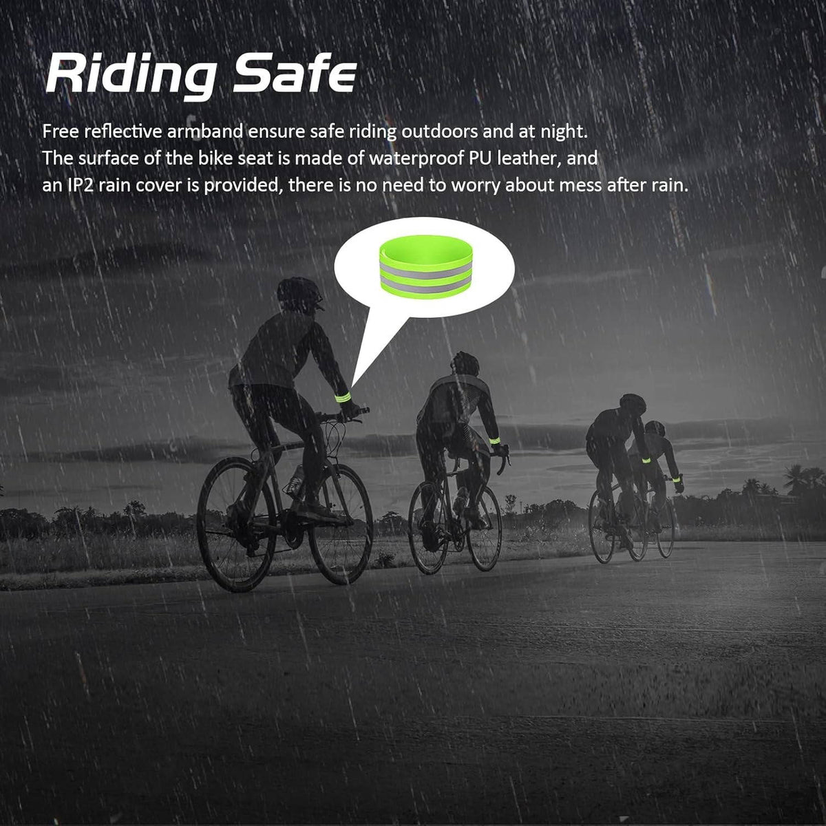 ComfortMax Oversized Bike Seat Cushion for Ultimate Riding Ease